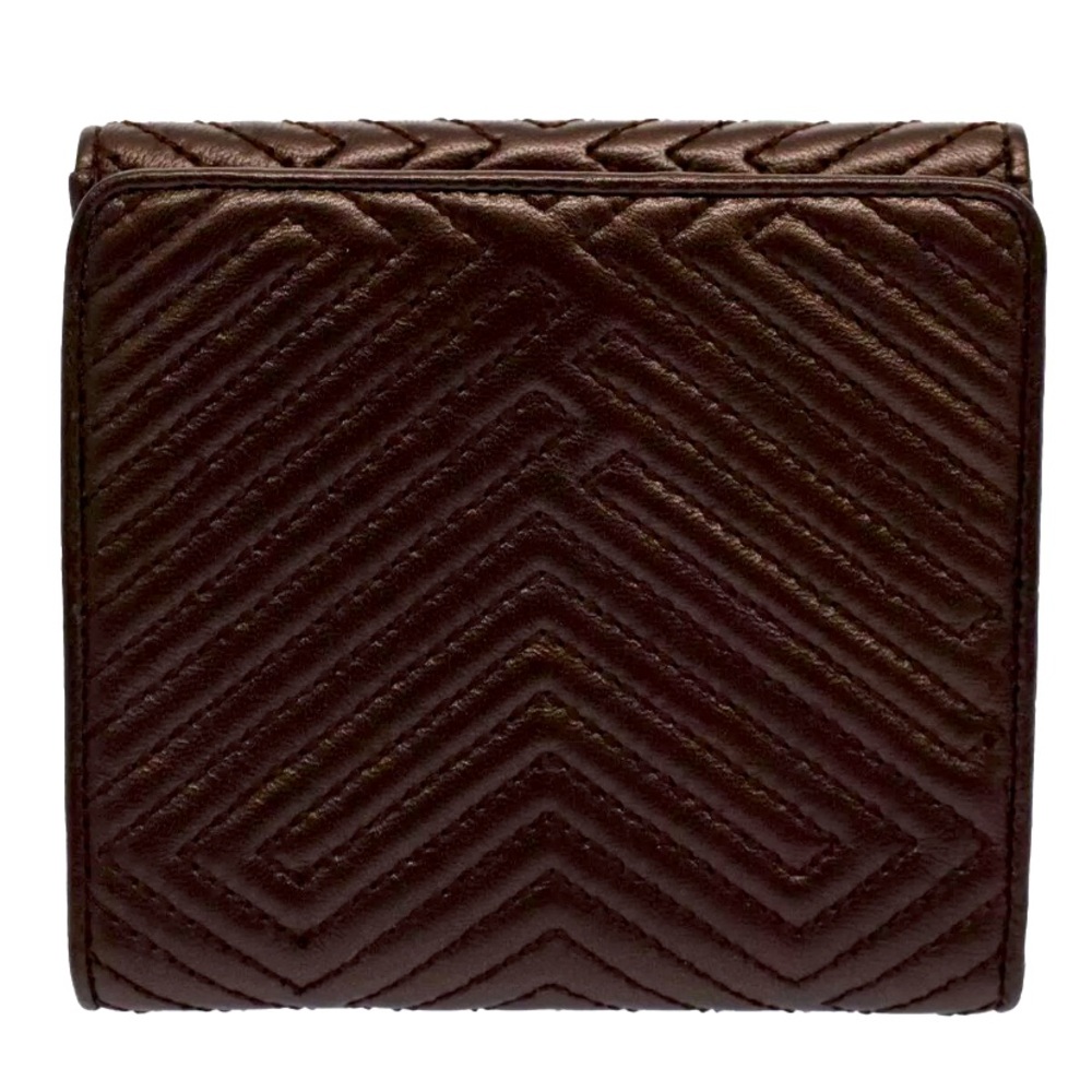 EUC [Bally] Luxury Brown Leather Bi-Fold Wallet, Button Close, Men’s or Women’s - Picture 3 of 10